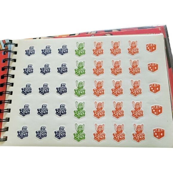 VINNIE'S GIANT ROLLER COASTER PERIOD CHART & Journal Sticker Book w/ Tampon Case - Picture 10 of 11